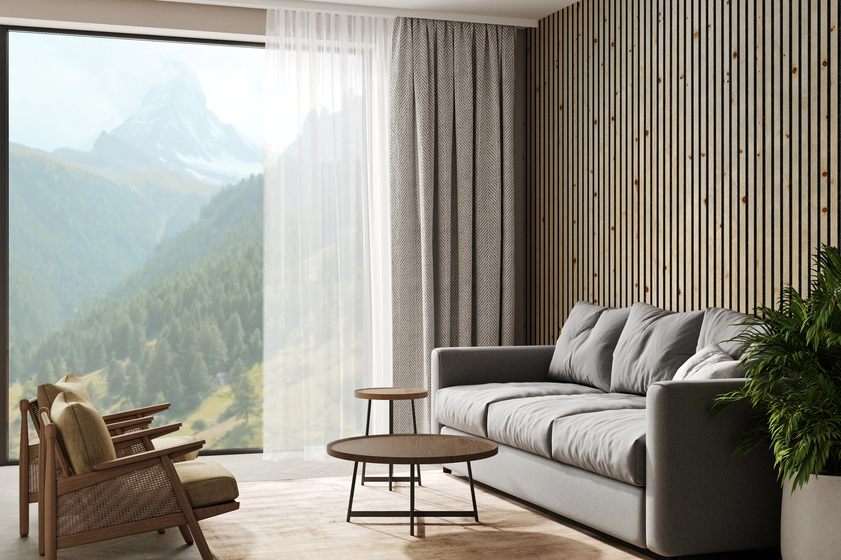 Akustikpaneele Alpenpaneel Wohnzimmer modern Akustikpaneele Alpenpaneel Wohnzimmer modern