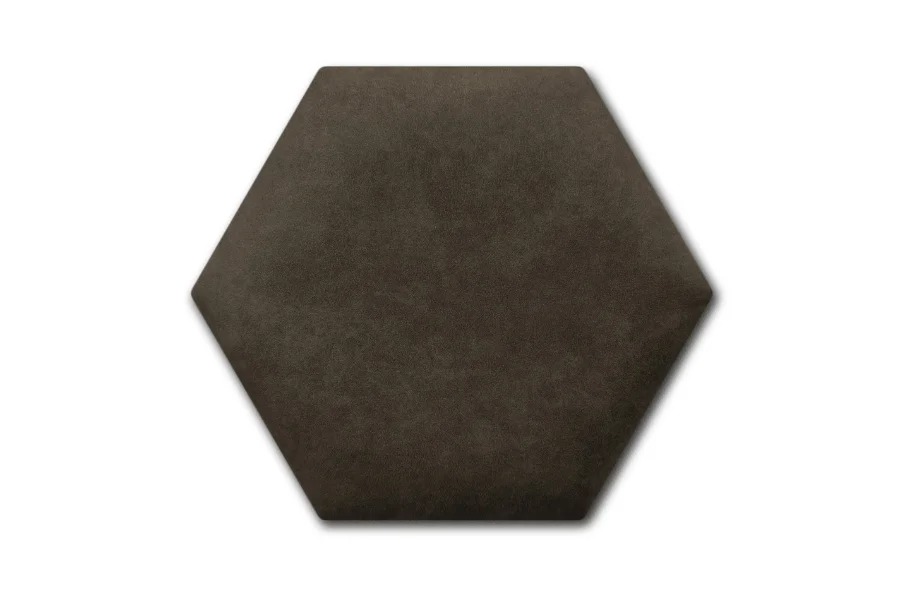 Wandpolster Hexagon Preston 96 Erloschenes Schwarz