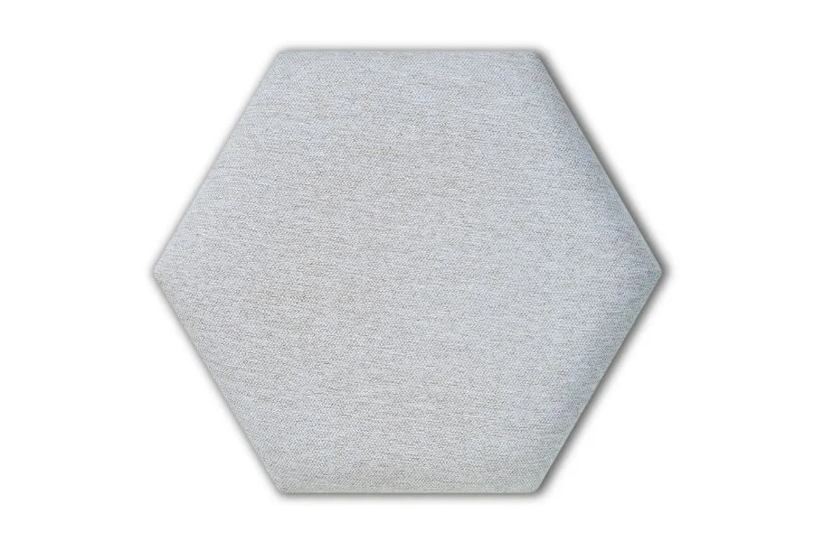 Wandpolster Hexagon GEMMA 01 Ice