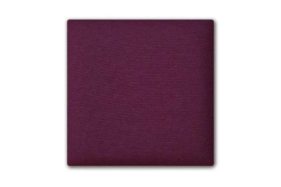Wandpolster Quadrat GEMMA 59 Weinrot