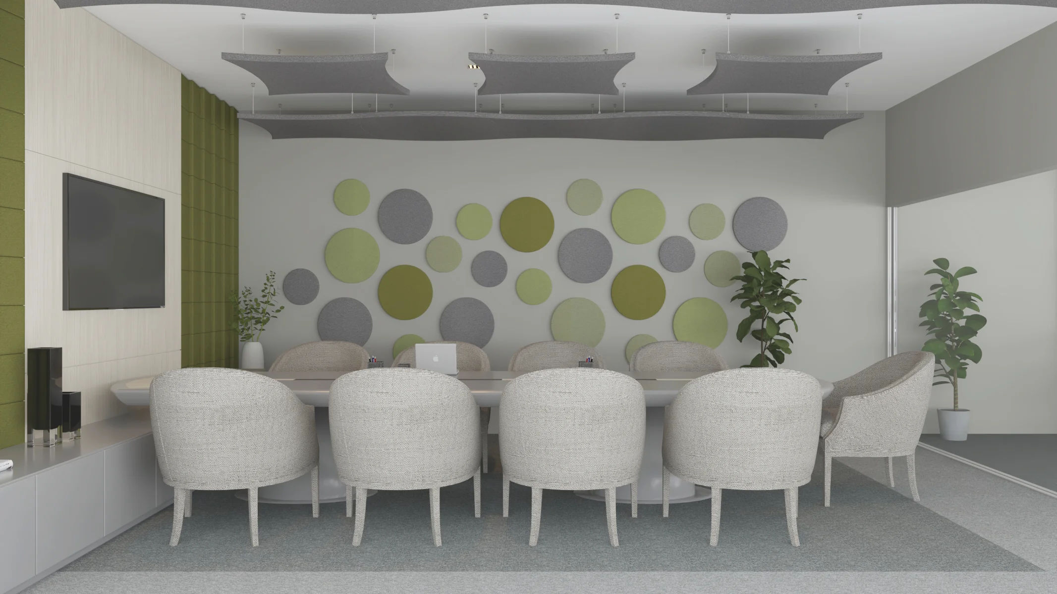 Schallabsorber Büro Wand und Decke modern 3 Schallabsorber Büro Wand und Decke modern 3