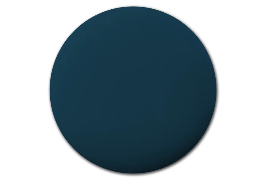 Wandpolster Kreis Matt Velvet 79 Marineblau