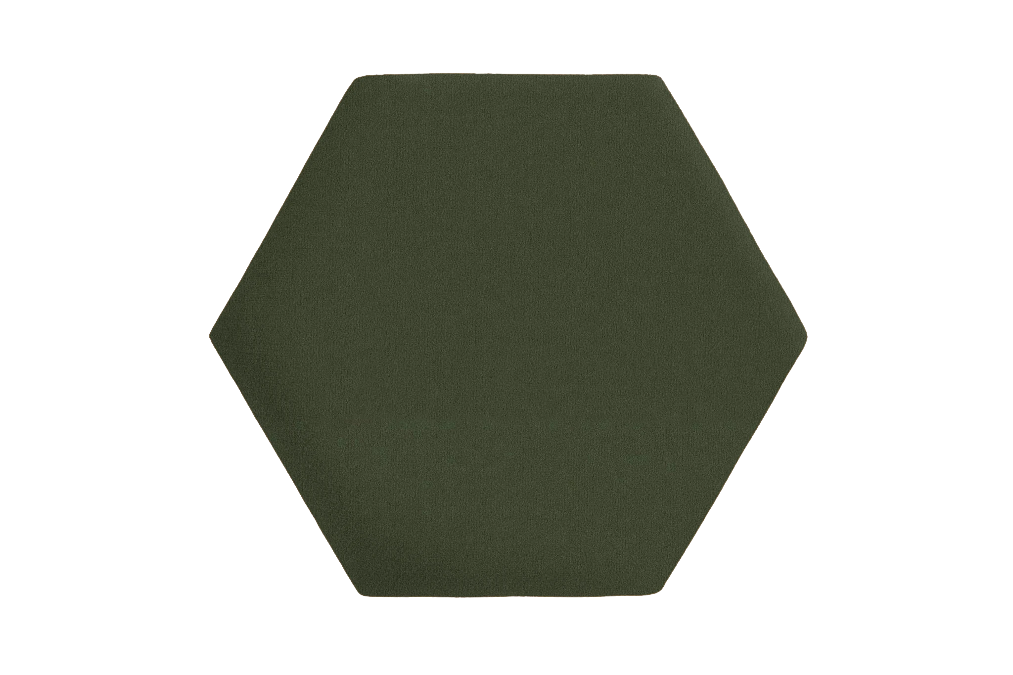 Wandbekleding Hexagon Mat Fluweel 38 Groen