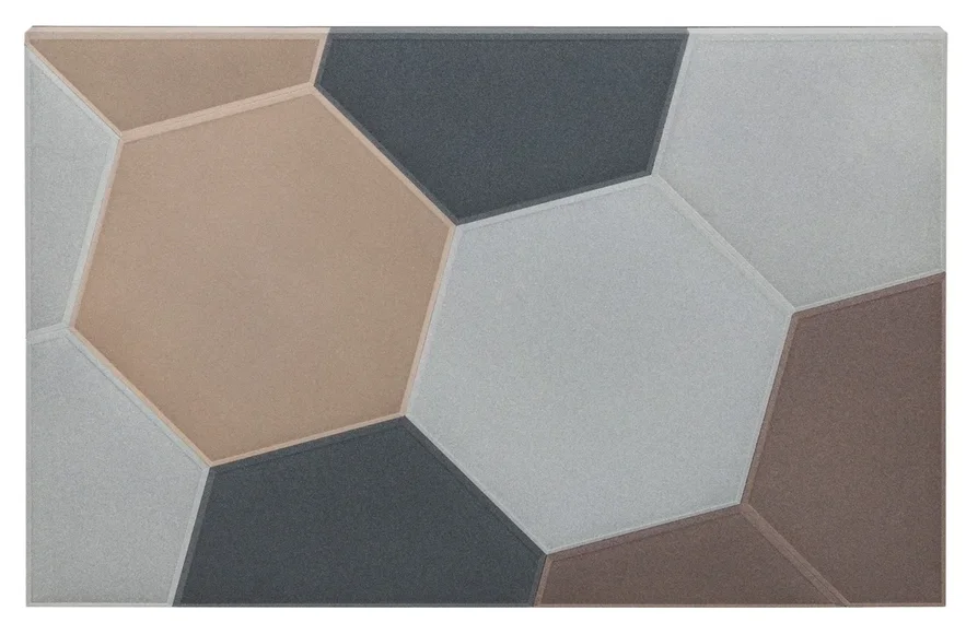 Wandpaneel HOP Home Office Front_Hexa_beige Wandpaneel HOP Home Office Front_Hexa_beige