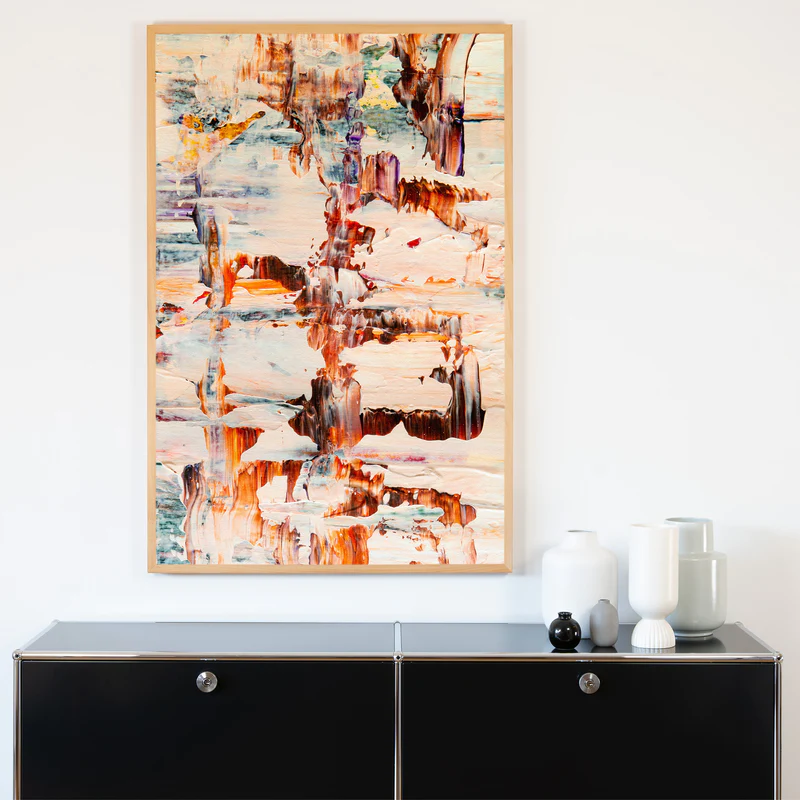 Magnitudo_Trace_gross_Hoch_Front_Buche_Akustikbild_Schallschutzbild_Schallabsorber_Raumakustikverbessern_Akustikwerke_Designbild_Holzrahmen_Leinenstoff_Boho_S Magnitudo_Trace_gross_Hoch_Front_Buche_Akustikbild_Schallschutzbild_Schallabsorber_Raumakustikverbessern_Akustikwerke_Designbild_Holzrahmen_Leinenstoff_Boho_S