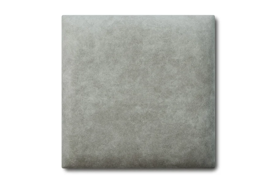 Wandpolster Quadrat Preston 32 Grau