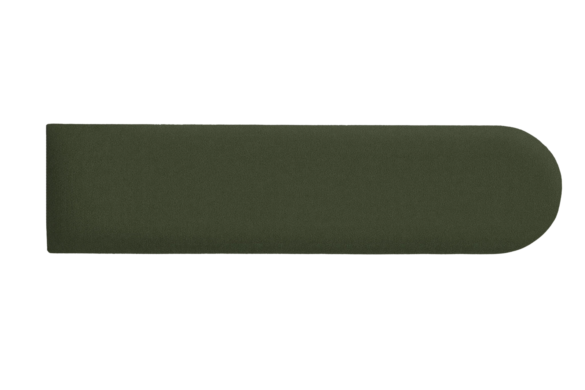 Wandkussen hek rond mat fluweel 38 groen