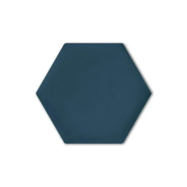 Wandpolster-Hexagon-Stoff-Matt-Velvet