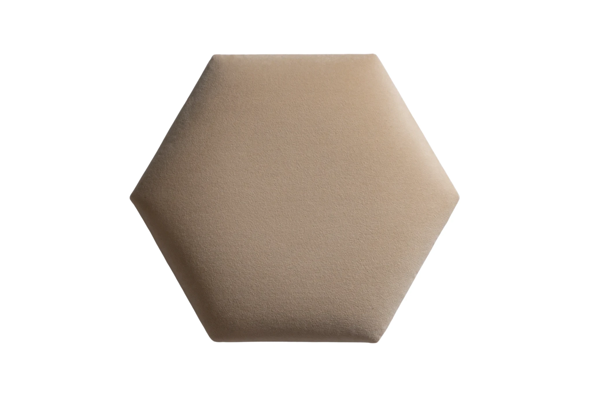 Wandpolster-Hexagon-Stoff-Matt-Velvet Wandpolster-Hexagon-Stoff-Matt-Velvet