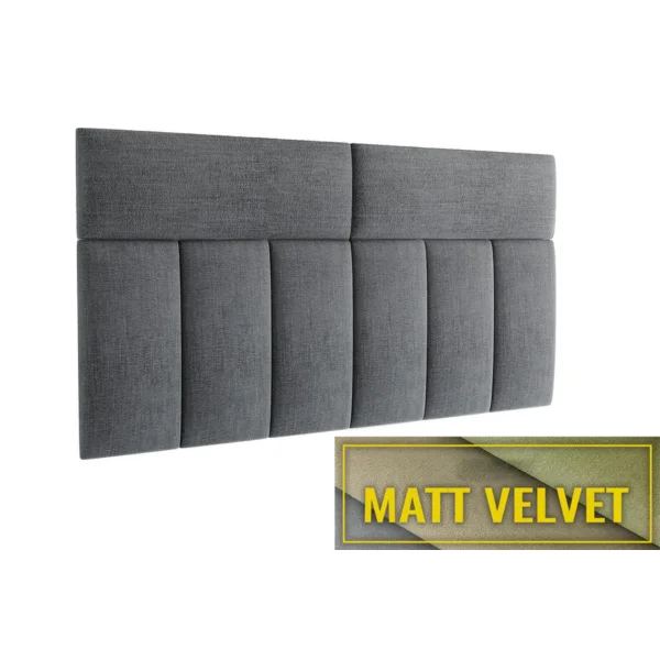 Wandpolster-Set-K1-Stoff-Matt-Velvet