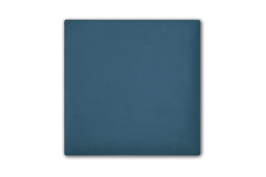 Wandpolster Quadrat Matt Velvet 74 Blau