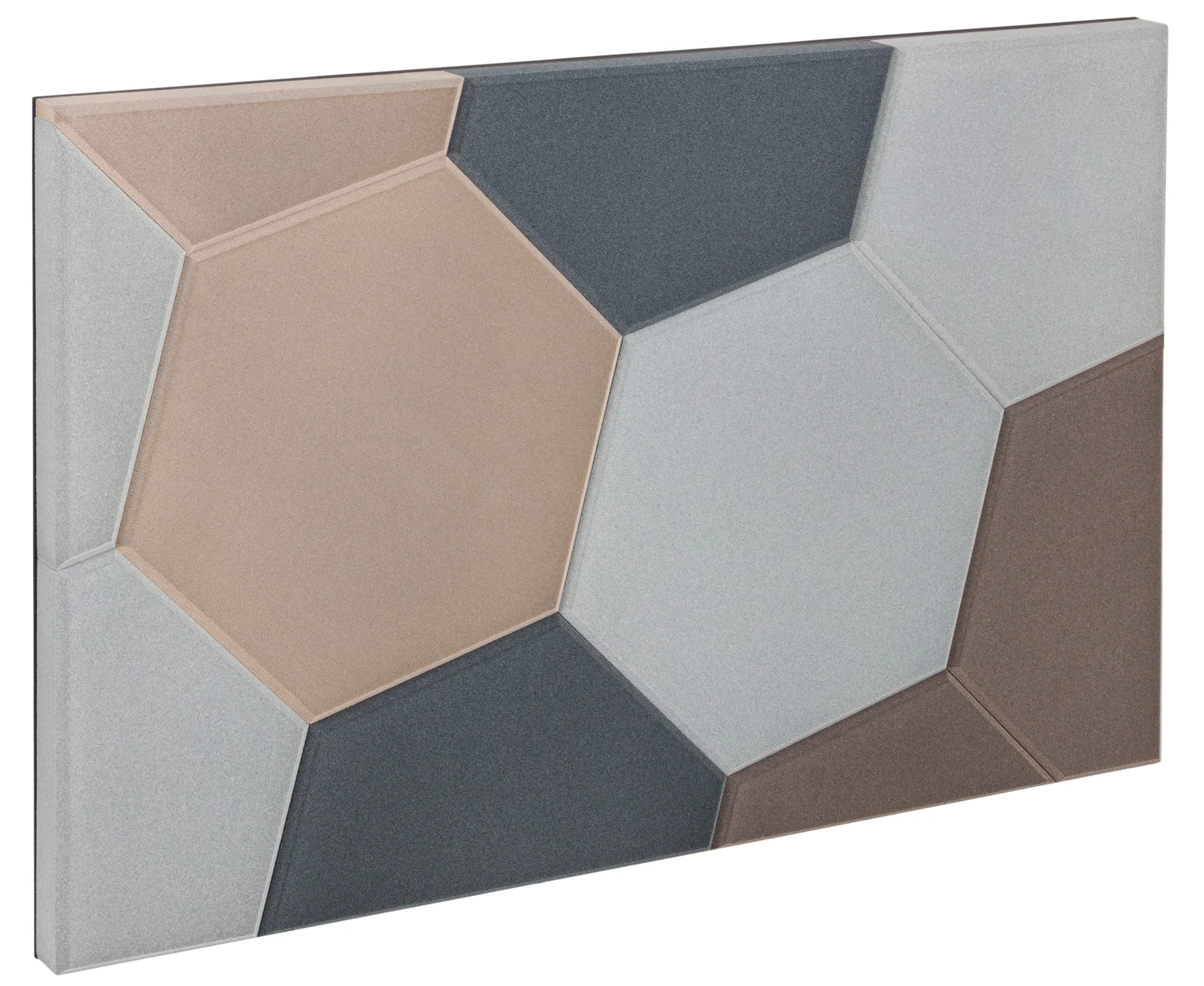 Wandpaneel HOP Home Office  Side_view_Hexa_beige Wandpaneel HOP Home Office  Side_view_Hexa_beige
