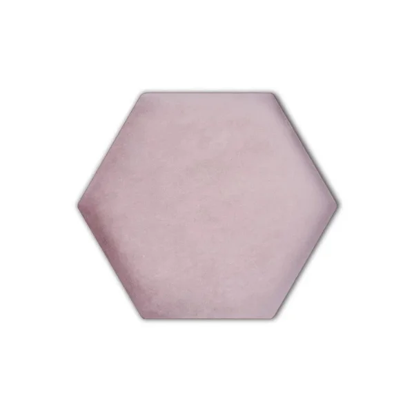 Wandpolster-Hexagon-Stoff-Riviera