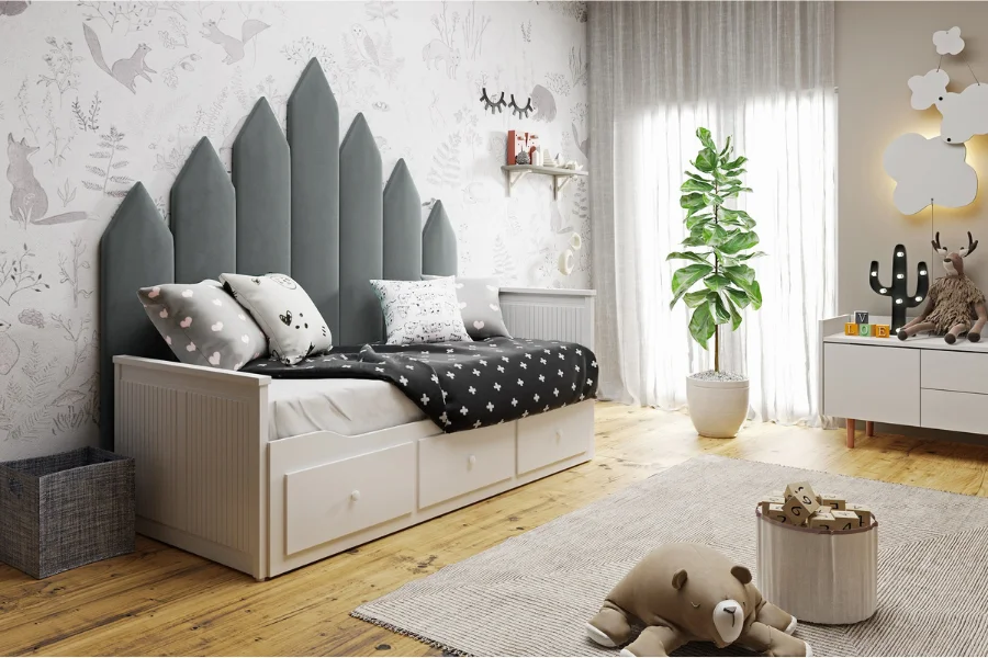 Wandkissen Kinderzimmer Zaun Spitz Wandkissen Kinderzimmer Zaun Spitz