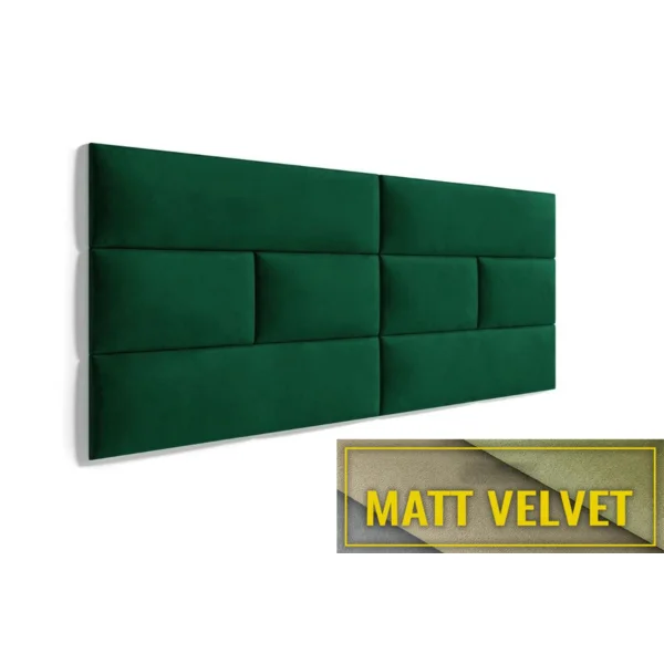 Wandpolster-Set-K6-Stoff-Matt-Velvet