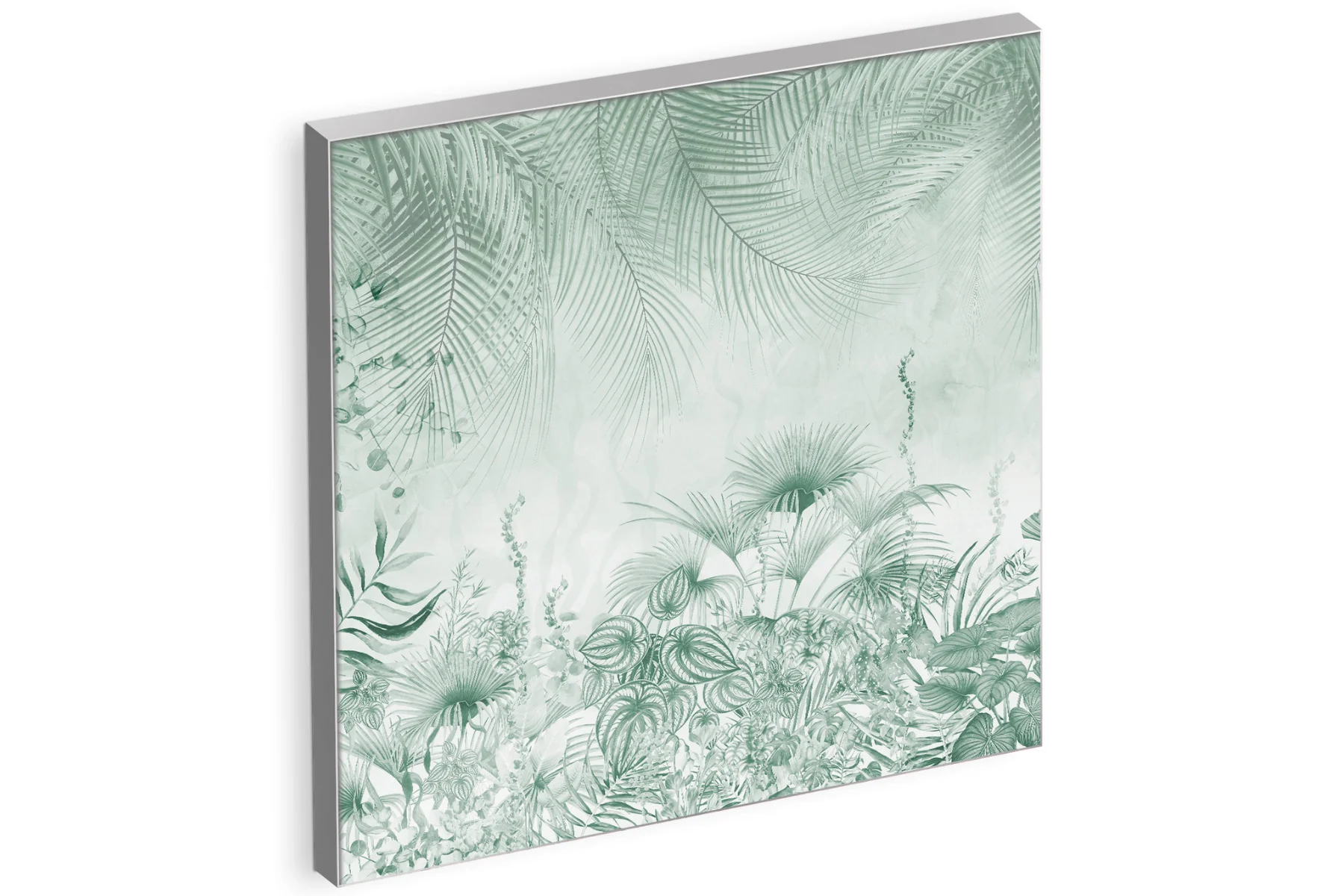 Wandbild Lush_Leaves Bild 80x80cm