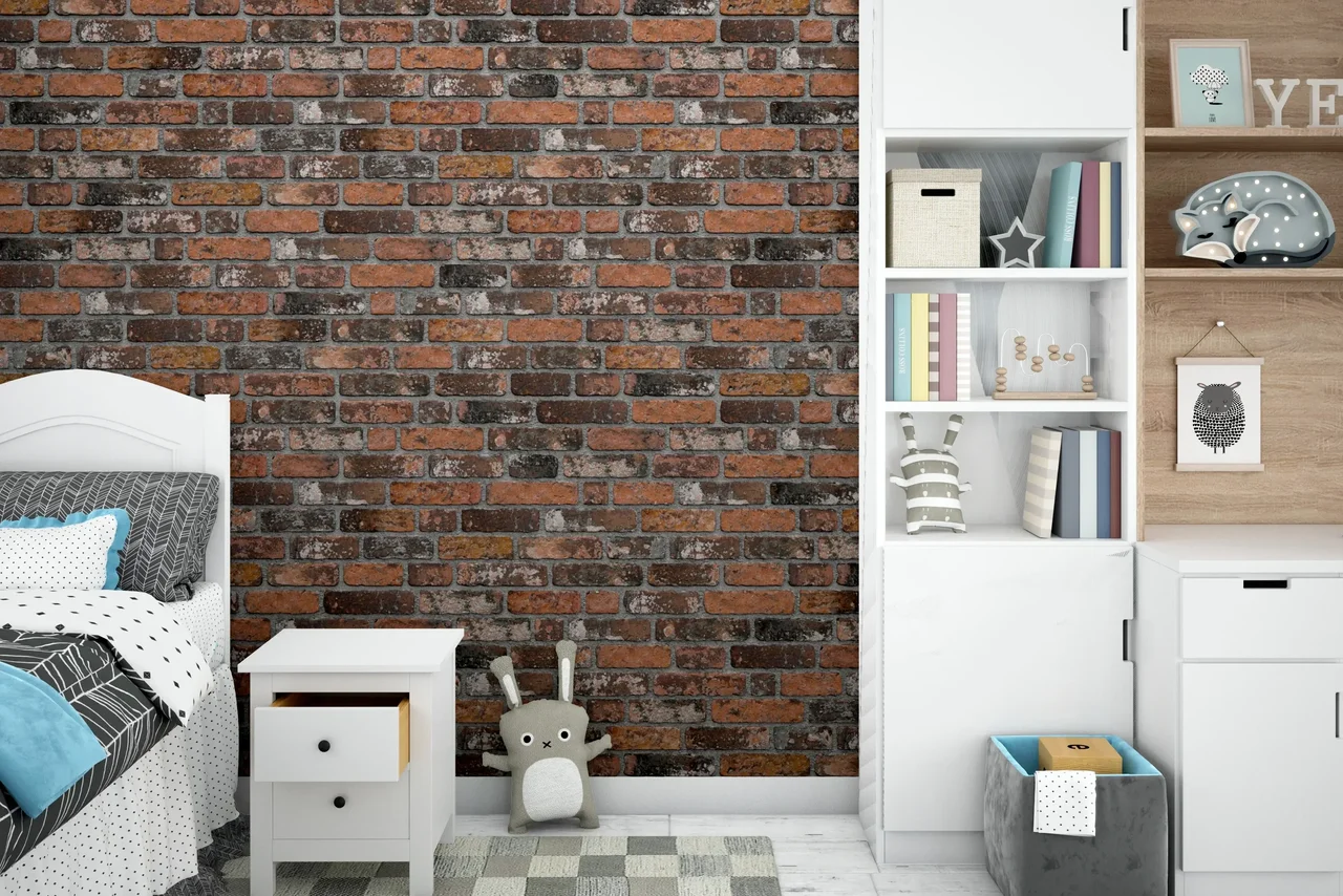 Backsteinoptik Wandpaneel - 789-123-Beispielzimmer Startseite Backsteinoptik Wandpaneel - 789-123-Beispielzimmer Startseite