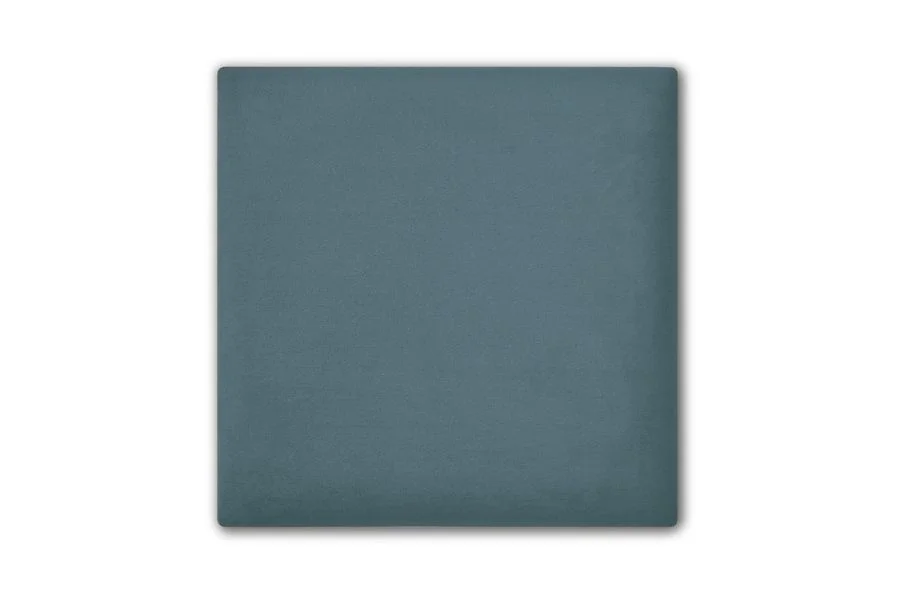 Wandpolster Quadrat Matt Velvet 73 Hellblau