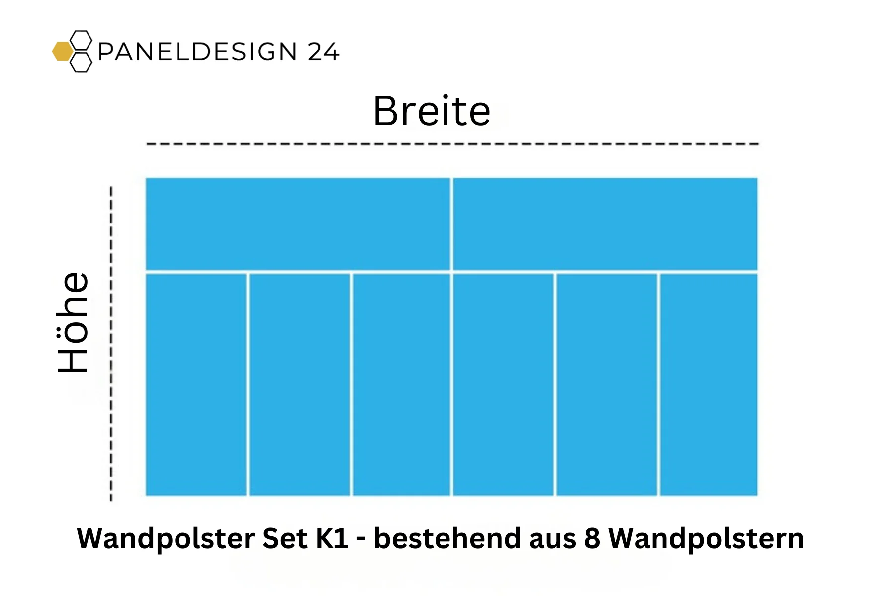 Wandpolster-Set-K1-Skizze