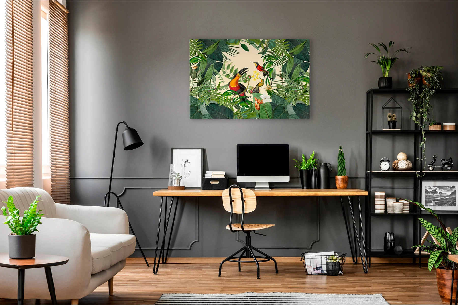 Wandbild Singing Tucan modern 120x80cm Wandbild Singing Tucan modern 120x80cm